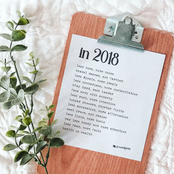 A Manifesto for 2018