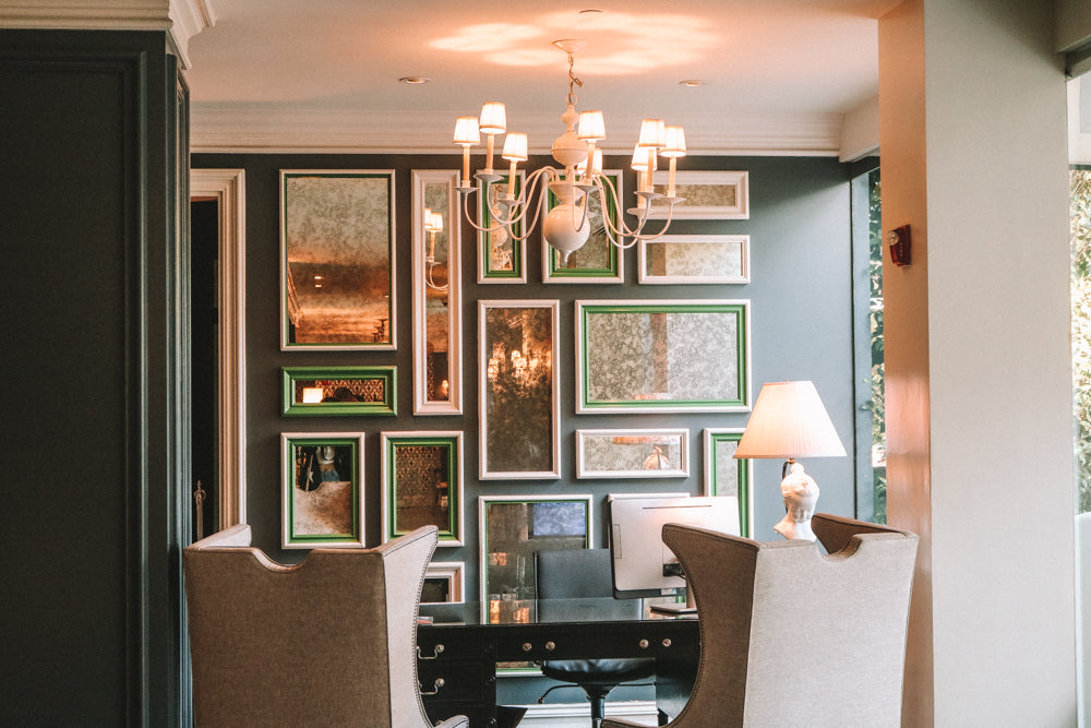 Hollywood Regency interior design at the Viceroy Hotel