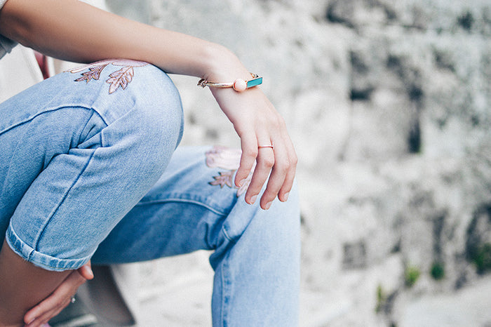 Boyfriend jeans styling