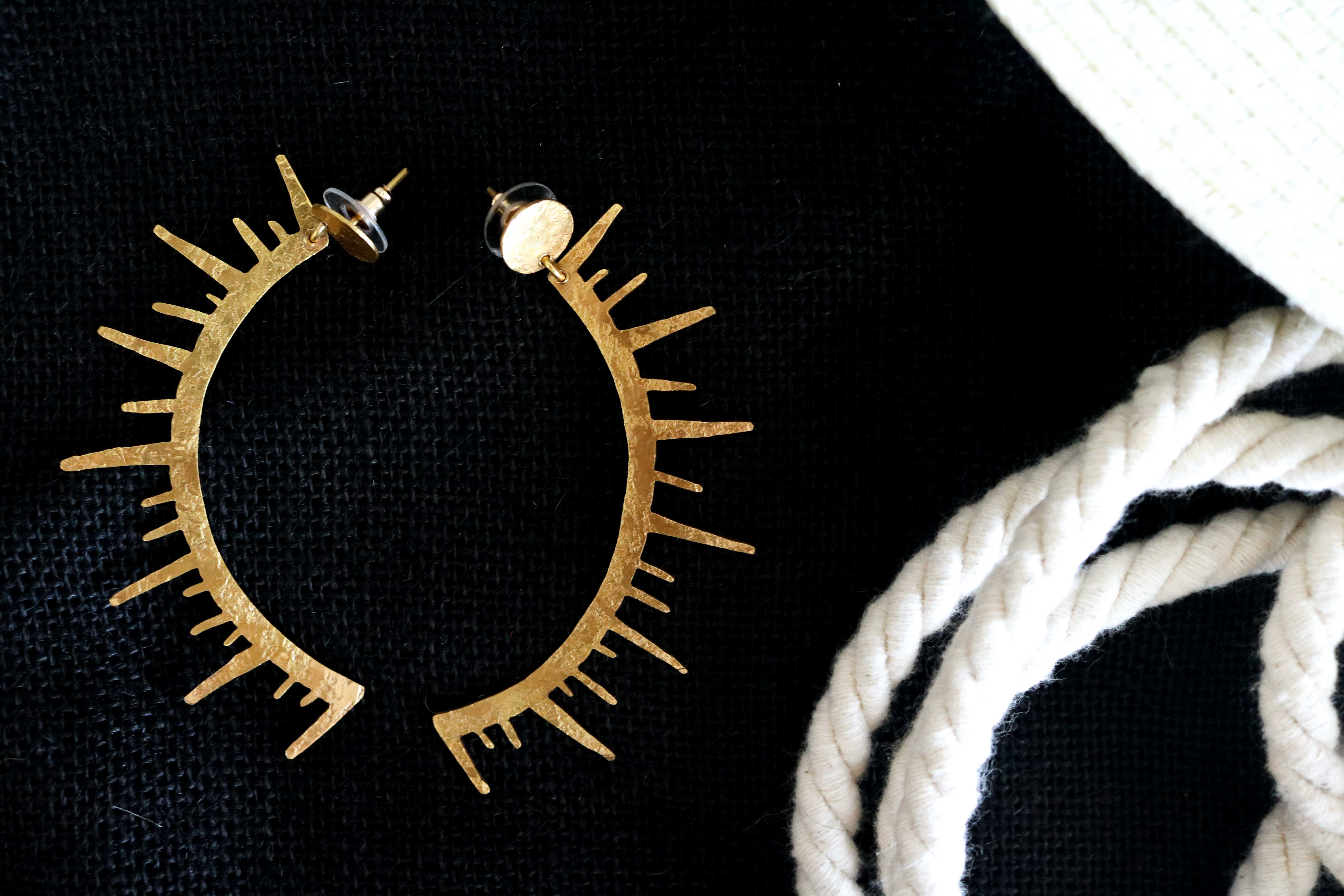 cactus shaped statement jewelry